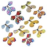 ✅MARIPOSAS MÁGICAS: Mariposas mágicas volando, era pequeña y flexible, puedes ponerla en las tarjetas, libros.