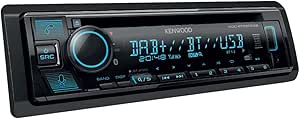 Kenwood KDC-BT560DAB CD-Autoradio mit DAB+ &amp; Bluetooth Freisprecheinrichtung (USB, AUX-In, 1 x Pre-Out 2.5V, Soundprozessor, 4x50 W, VAR. Beleuchtung, DAB+ Antenne), Schwarz