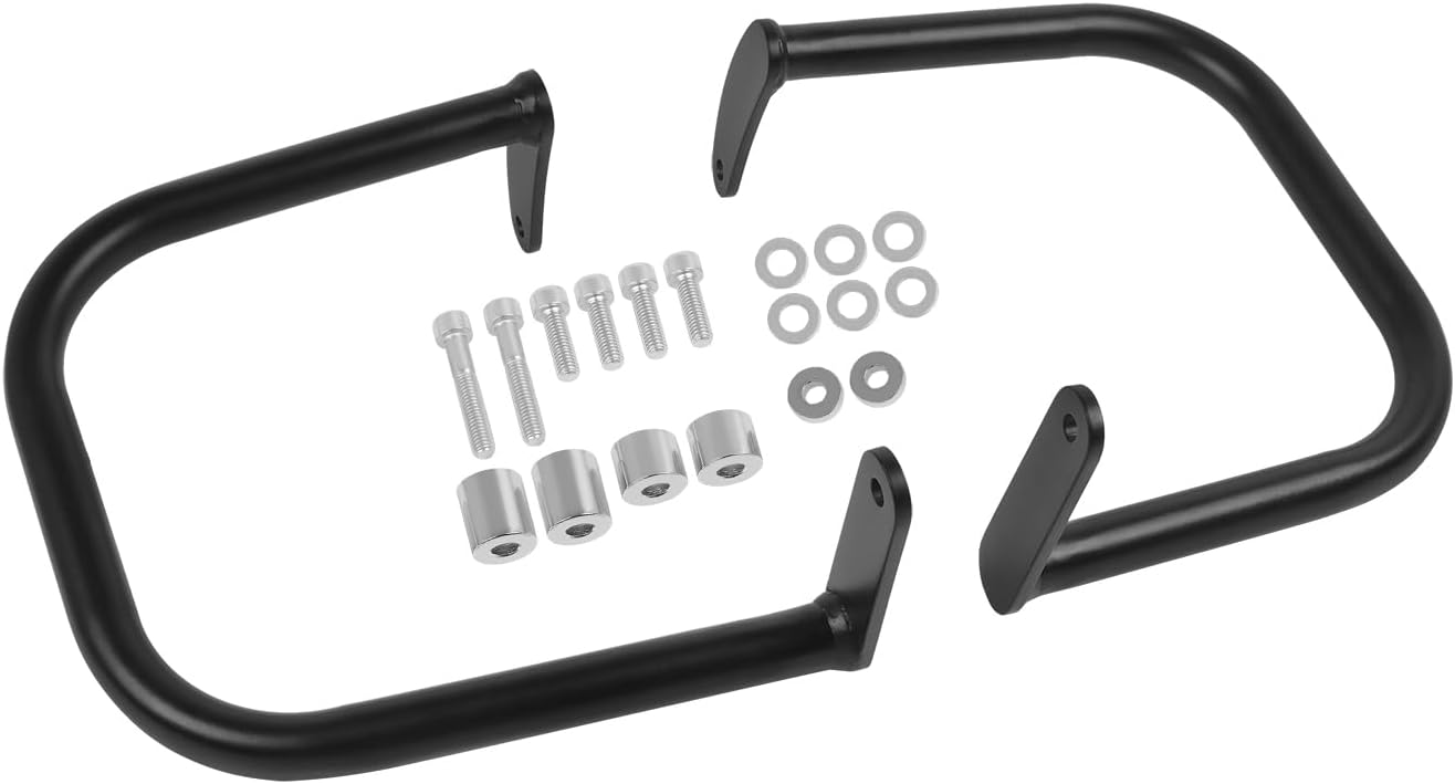 Rear Highway Crash Bar Engine Guard Saddlebag Guard Replacement for Kawasaki Vulcan VN900 Classic 2006-2023 & VN 900 Classic LT 2006-2022 (Black)