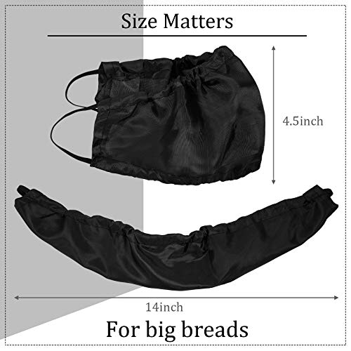 Eboot 3 Pieces Beard Caps Beard Bonnet For Men Beard Bandana Covers Adjustable Facial Hair Apron Guard Bonnet Bedtime Bib Cap (Black) #TOP1