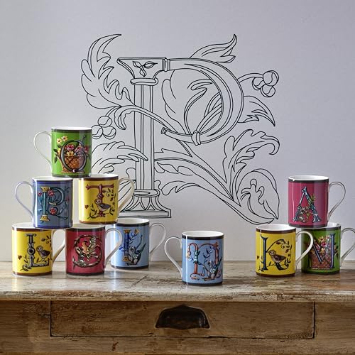 Spode Kit Kemp Mug Letra R 12 Oz Rojo miniatura 7