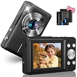 Cámara de Fotos Digital 1080P 44 MP cámara de Fotos con Zoom Digital de 16 x cámara compacta portátil Vlogging cámara Digital para niños Adolescentes Principiantes