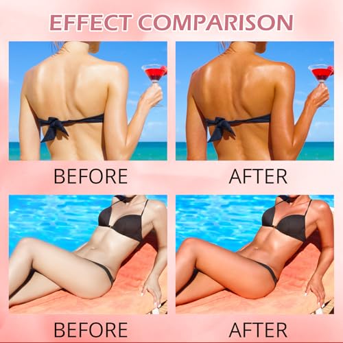 Image of Sunless Tanning Drops to Drink - Natural-Looking Tan Without the Sun, Hydrating Tanning Drops for Face and Body, for All Skin Types-MeiHeiB+diji 1pc