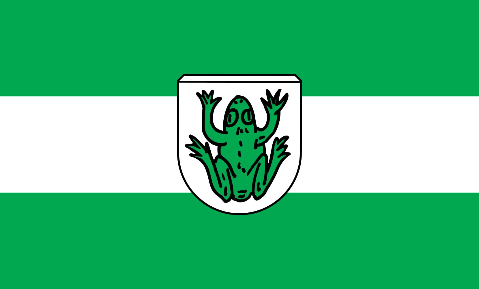 Drapeau horizontal Pilsting 1.35m² pour pavoiser votre jardin