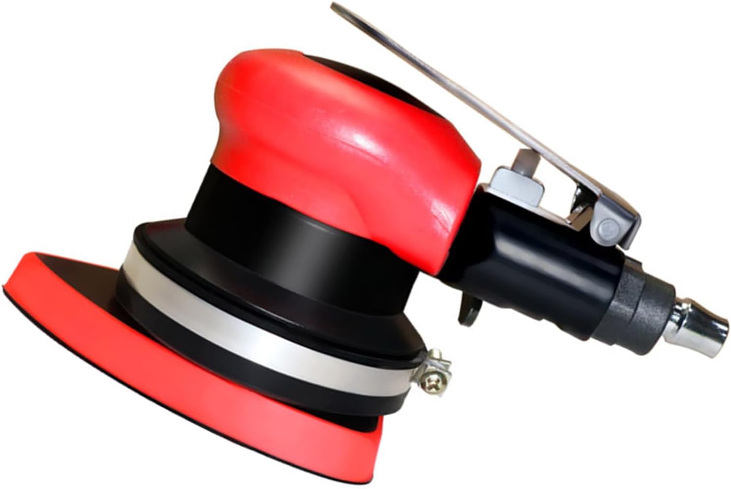 Low Profile Pneumatic Sander Industrial Grade Construction Reduced Noise Solid Metalworking Woodworking Air Sander