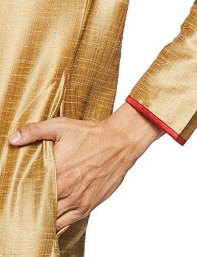 Image of Manyavar Men's Silk Kurta Pyjama
