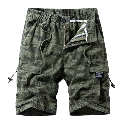 Short cargo pour homme léger camouflage pour travail et sport