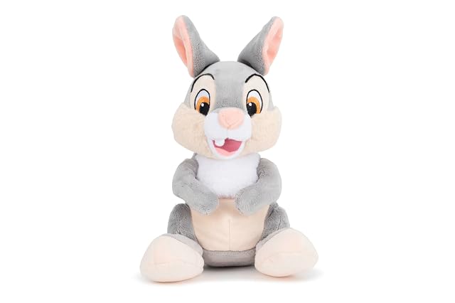 Simba- Peluche Disney Tambor 25cm, Relleno Fabricado con Material 100% Reciclado, Licencia Disney 100% Original, Apto para Todas Las Edades (6315876256)