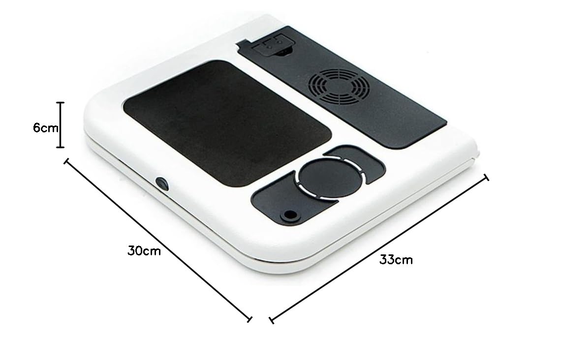 TEMPO DI SALDI Tavolino PC, Supporto Pieghevole Notebook Computer Tablet Tavolo con Ventole