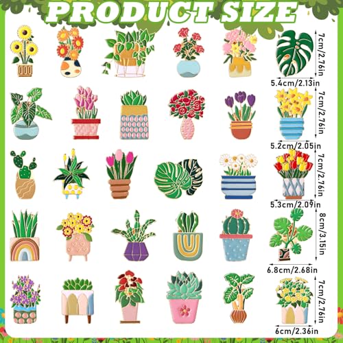 30 Pcs Cute Enamel Pins Bulk Plant Flowers Animal Halloween Black Cat Gothic Fall Pumpkins Spring Cartoon Lapel Brooches Pin Fun Jewelry Gift for Clothes Bags Hats Accessories4