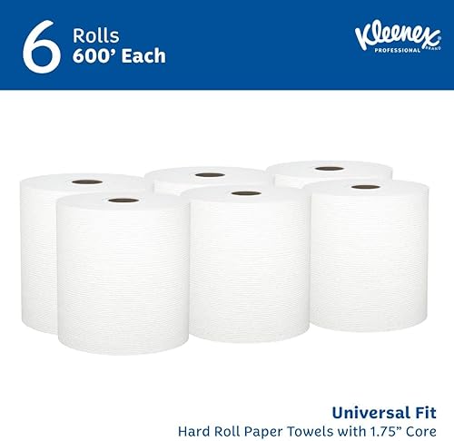 Miniatura 2 de Kimberly-Clark 50606 6PK r 8 pulgadas x 600 pies rollo de papel de toalla 1 Blanco 6