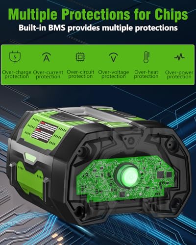 Image of HOCHSTERN 10.0Ah Replacement for EGO 56V Battery Compatible with EGO 56 Volt Lithium-Ion Battery Power Tools