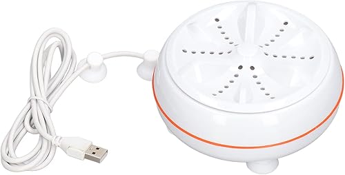 Miniatura 7 de Keenso Mini lavadora de la fuente de alimentación USB de la lavadora de la turbina blanca de 27W para la turbina ultrasónica portátil casera