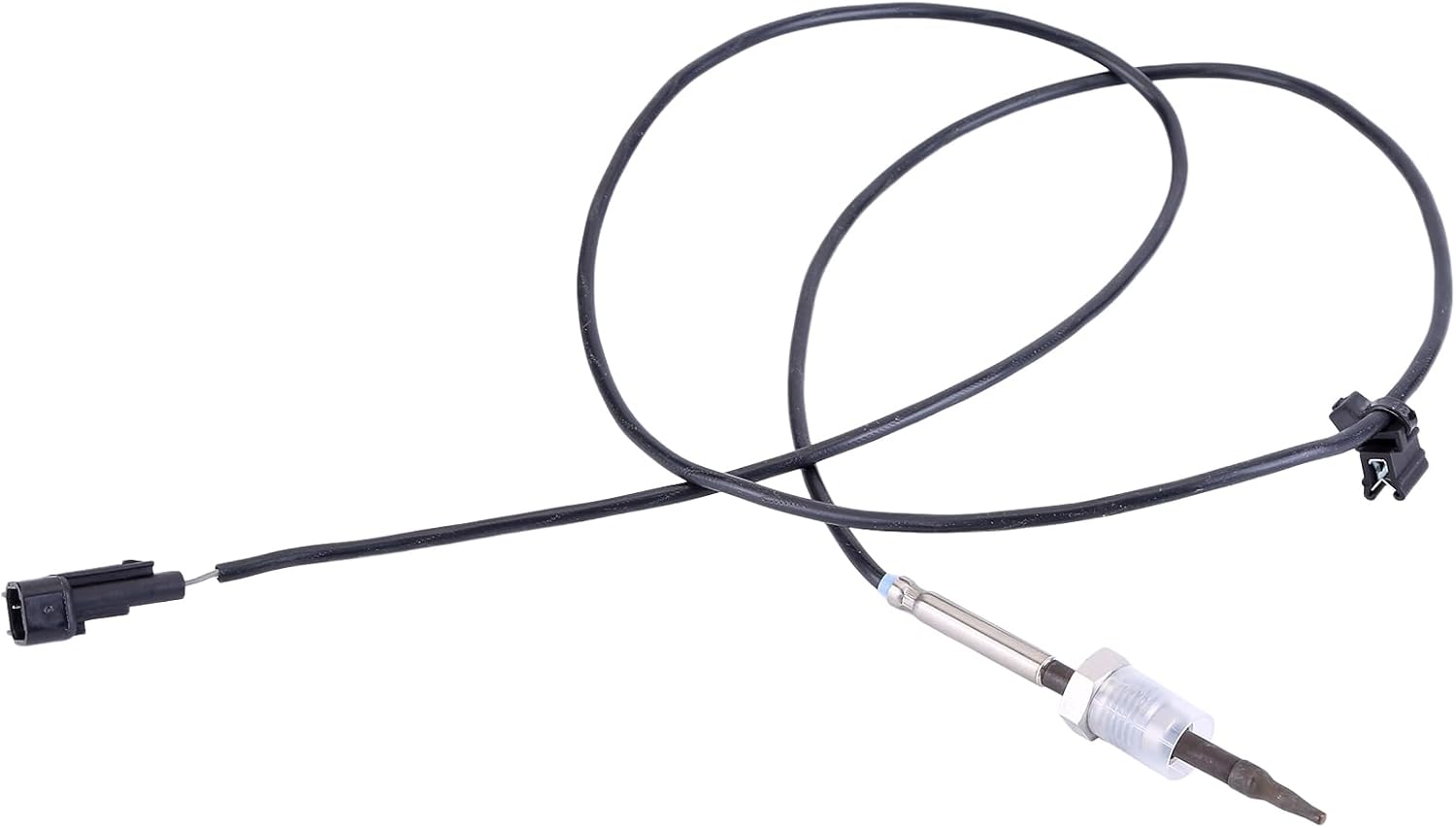 Exhaust Temperature Sensor 1770893 for Exhaust Gas Temp Probe with Exposed Tip and Connector Replacement for Transit 2.2 Tdci 2011-,