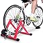 sportneer magnetic bike trainer stand with noise reduction wheel