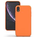 YATWIN Silicone Back Case for iPhone XR, Soft-Touch Phone Back Cover for Apple iPhone XR - Orange gallery image