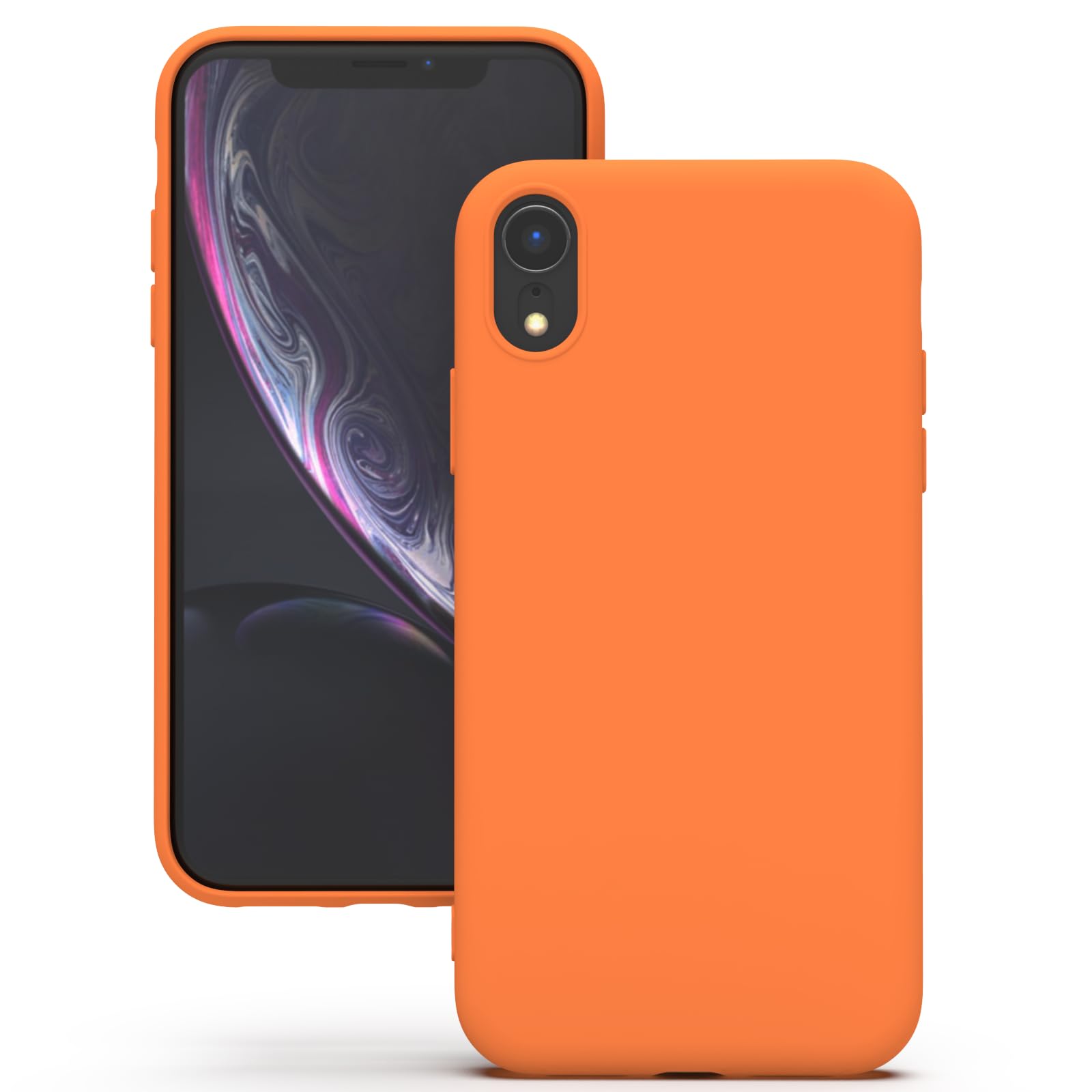 YATWIN Silicone Case for iPhone XR, Soft-Touch, Shockproof, DustProof, Antiskid Full Body Armour Phone Cover for Apple iPhone XR - Dark Green — view 304