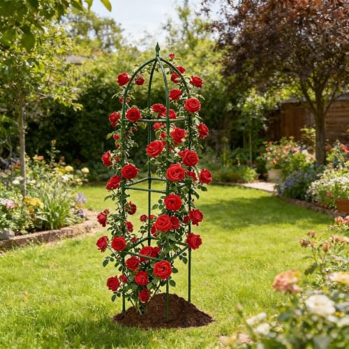 Tutor para plantas trepadoras exterior enrejado de jardín y eventos decorativos altos 3