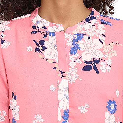 Image of Harpa Mock Neck Floral Dress