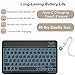 Keyboard Case for Samsung Galaxy Tab S10 Lite/S10 FE/S9/S9 FE 5g 10.9 inch–7-Color Backlit,Detachable Wireless Bluetooth Keyboard Case Thin & Light with Built-in Pencil Holder with Mouse. (Black)