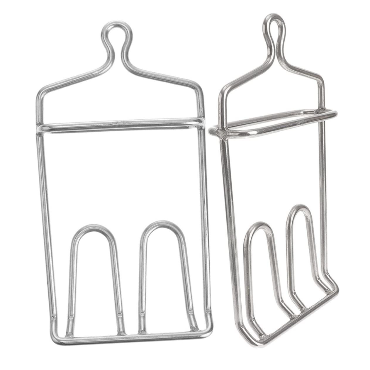 2pezzi Ganci in Acciaio Inossidabile per Pollame da Cucina e Macellazione, Resistente e Facile da Inserire, per Appendere Carne e Salumi