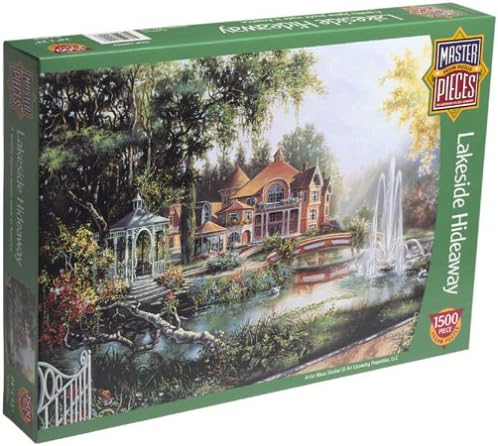 Master Pieces Lakeside Hideaway Jigsaw Puzzle 1500pc