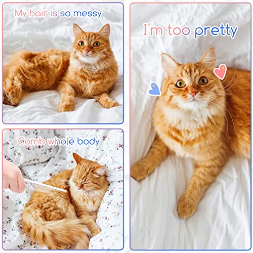 Nobleza Hundekämme 2-in-1 Edelstahl Haustier Kamm, Professionelle Hunde Kamm Katzen Kamm, Pet Grooming Combs