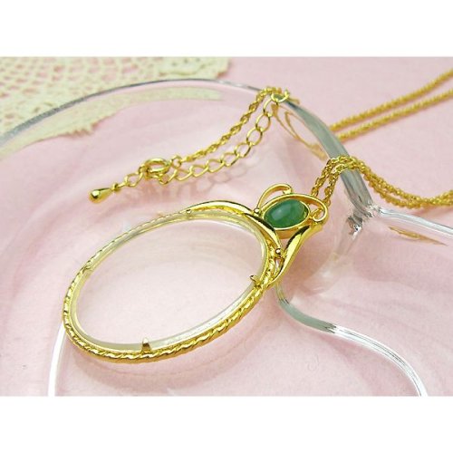 ペンダントルーペ PG-21 ゴールド(老眼鏡度数+3.50・25×35mm) (CK-PG-21G)