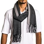 Alpine Swiss Mens Plaid Scarf Softer Than Cashmere Scarves Winter Shawl - Image 2