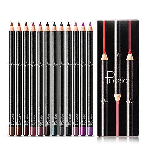 Lip Liner Set 12 Colors Natural Lip Liner Makeup Pencil Long Lasting Matte Velvet Lip Liner