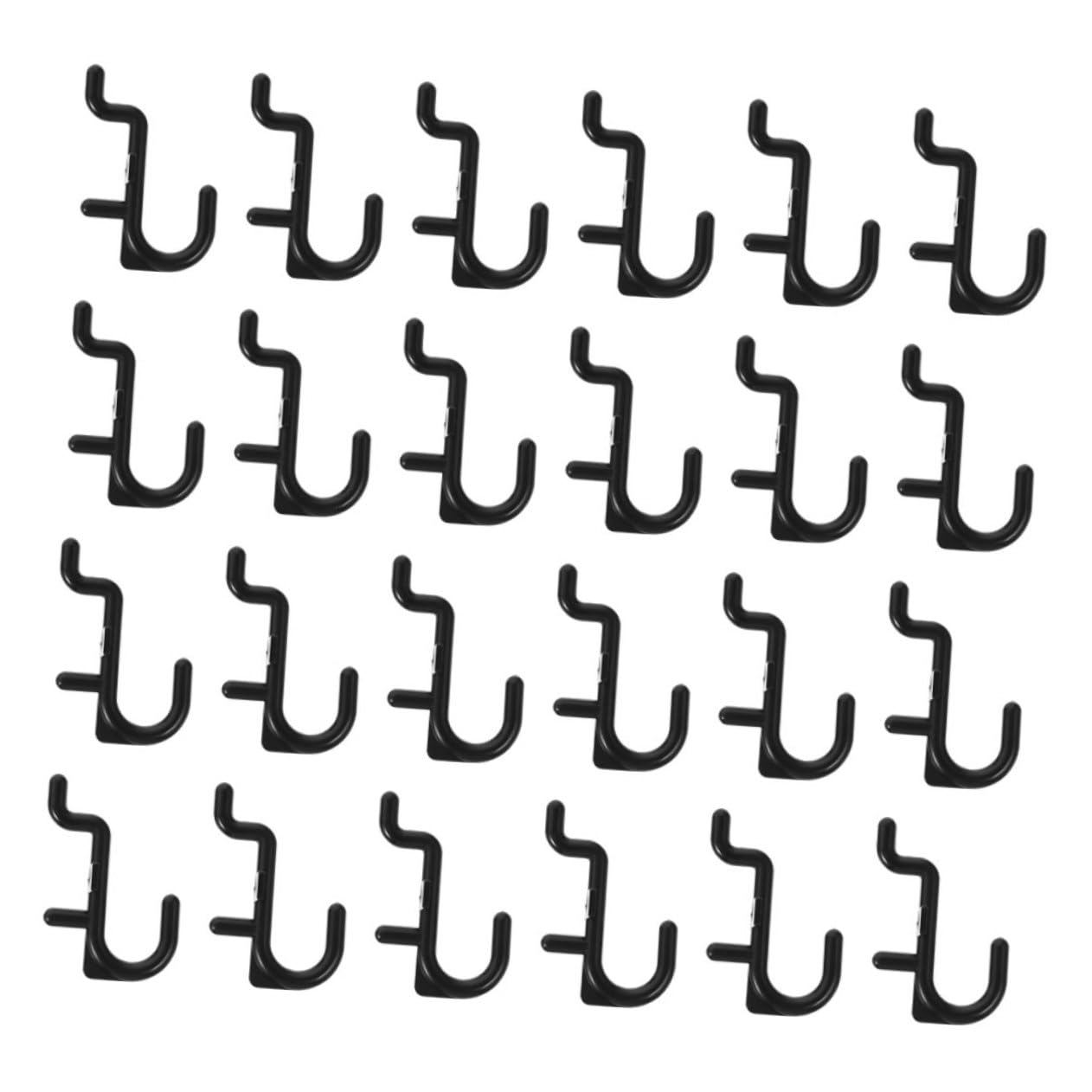 VILLFUL 40 pcs Plastic Pegboard Hooks for Wall Storage Multi Functional Pegboard Accessories for Organizing Tools Garage Warehouse Home