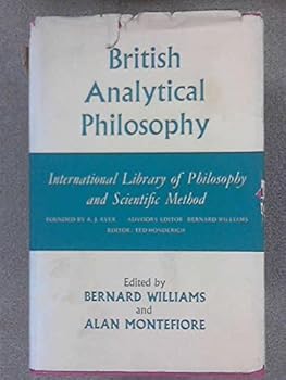 Hardcover British Analytical Philosophy [International Library of Philosophy and Scientific Method] [German] Book