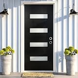 KHSHOW 36×80 Black Fiberglass Door