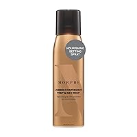 Vista 8 de Spray de ajuste Morphe Mini Continuous Prep & Set - Spray de ajuste para maquillaje de tamaño de viaje - Bruma facial microfina enriquecida