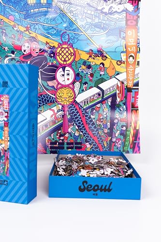 Puzzle 1000 pièces Musoka Studio Cities Edition Seoul - vue 4