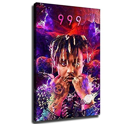 Home Decor Print Oil Painting Art Juice Wrld Cool Art Poster (No Framed,8x12inch)