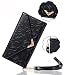 iPhone 6s Case, iPhone 6s Wallet Case, Crosspace Embossed Envelope Flip Holster PU Leather Cover Magnetic Protective Folio Shell Card Holders for Apple iPhone 6 and iPhone 6s 4.7" (Embossed Black)