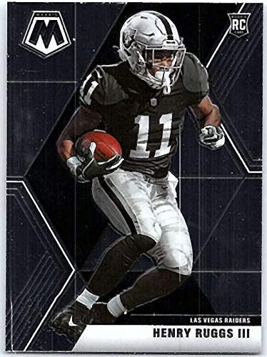 2020 Panini Mosaic Football #205 Henry Ruggs III RC Rookie Card Las Vegas Raiders Official NFL Trading Card From Panini America in Raw (NM or Better) Condition