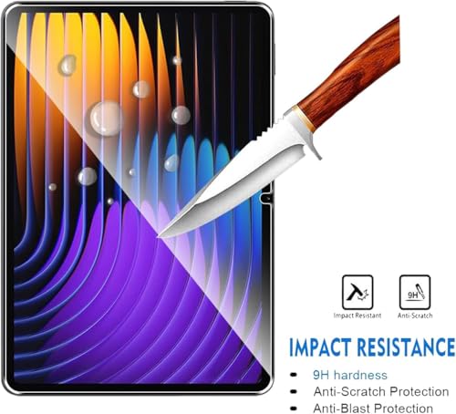 Image of VERTUS Premium Tempered Glass for Xiaomi Mi Pad 7 / Xiaomi Pad 7 Pro (11.2 Inch) Screen Protector, Full Coverage 9H Tempered Glass, HD Clear Scratch Resistant, Bubble-Free for Xiaomi Pad 7 Screen Protector