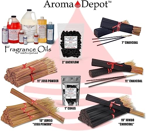 Jasmine Most Exotic Charcoal 7'' Incense Sticks. Approx. 85 To 100 Sticks Per Bundle, Length - 7 Inches, Each Natural Stick Burns For 35 To 45 Mins Each. Long Lasting. Guarantee 100% Pure #TOP7