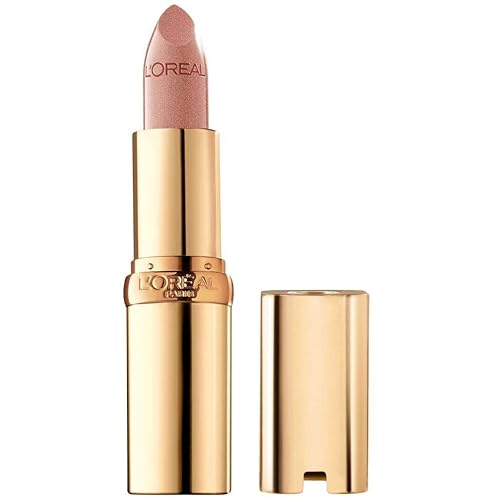 Vista 50 de L'Oreal Paris Colour Riche - Lápiz labial satinado para labios hidratados, maquillaje de labios con aceite de argán y vitamina E, vale la pena, 0.13