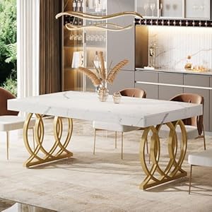 Tribesigns 63-Inch Dining Table for...