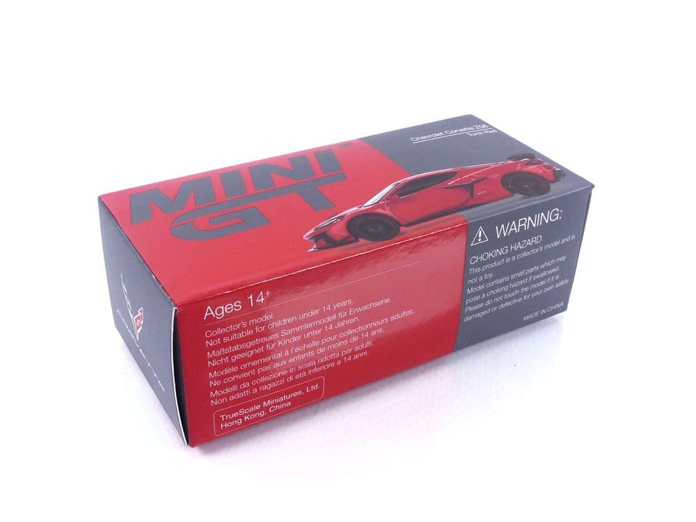 Amazon | MINI GT 1/64 シボレー コルベット Z06 2023 トーチレッド