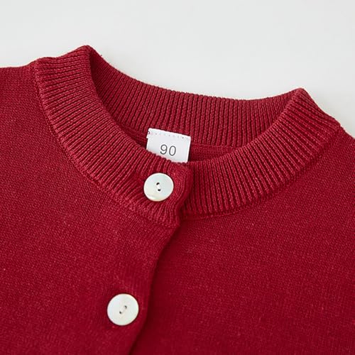 Button Cardigan Sweater for Boys Girls Long Sleeve Knit Tops Jacket Comfort Warm Fall Winter Clothes Solid Outwear3