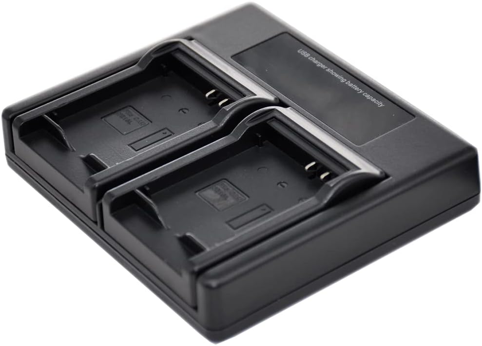 Battery Charger DC USB Dual for VW-VBK180 VW-VBK180-K VW-VBK180GK VW-VBK180 VW-VBK180-K VW-VBK180GK VW-VBL090 VW-VBL090GK VW-VBL090PPK VW-VBL360 Camera s1a