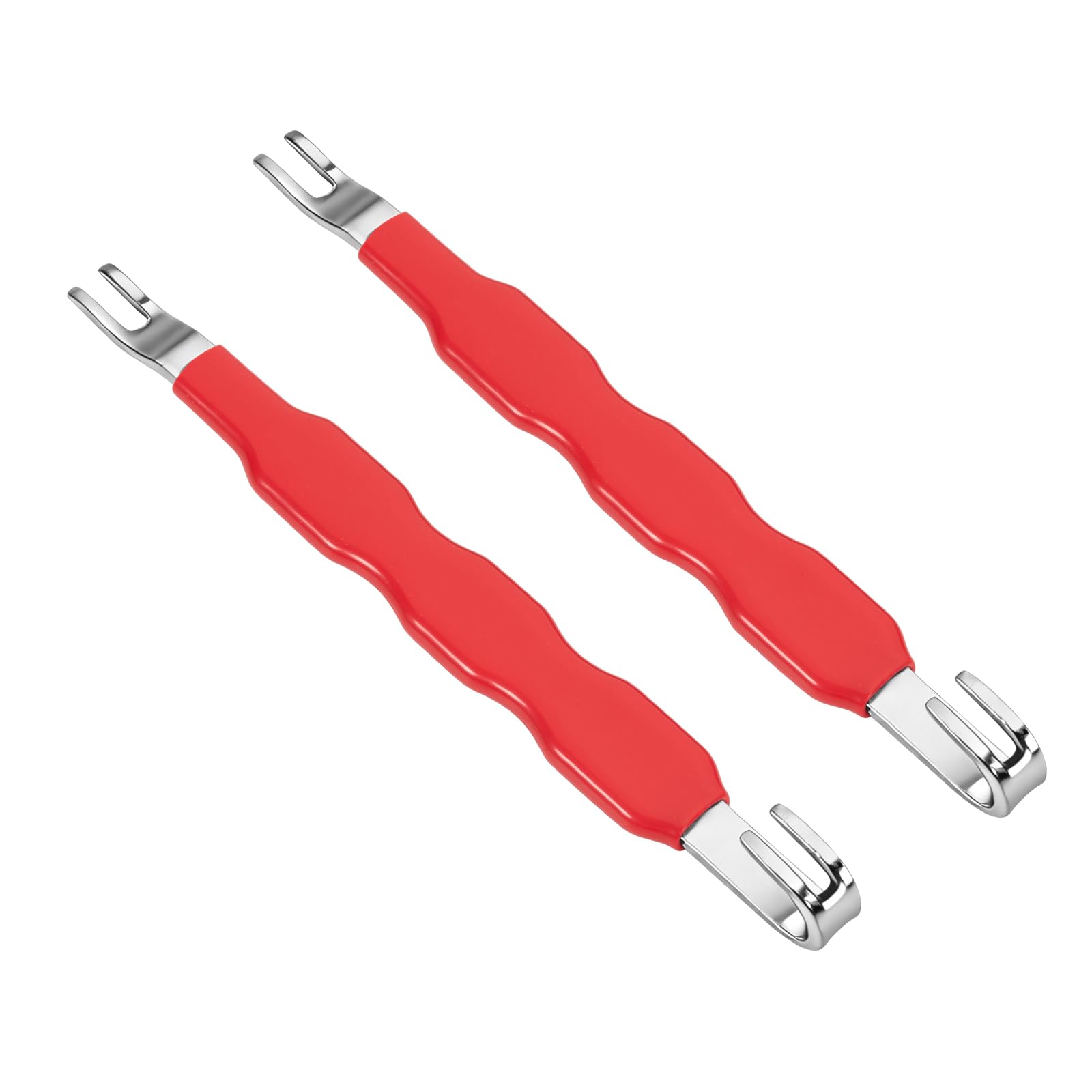 2Pcs Electrical Connector Separator Automotive Terminal Connector (Red)