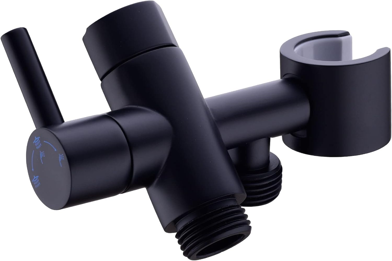 Brass Shower Arm Diverter with Handshower Mount Universal Shower Wand