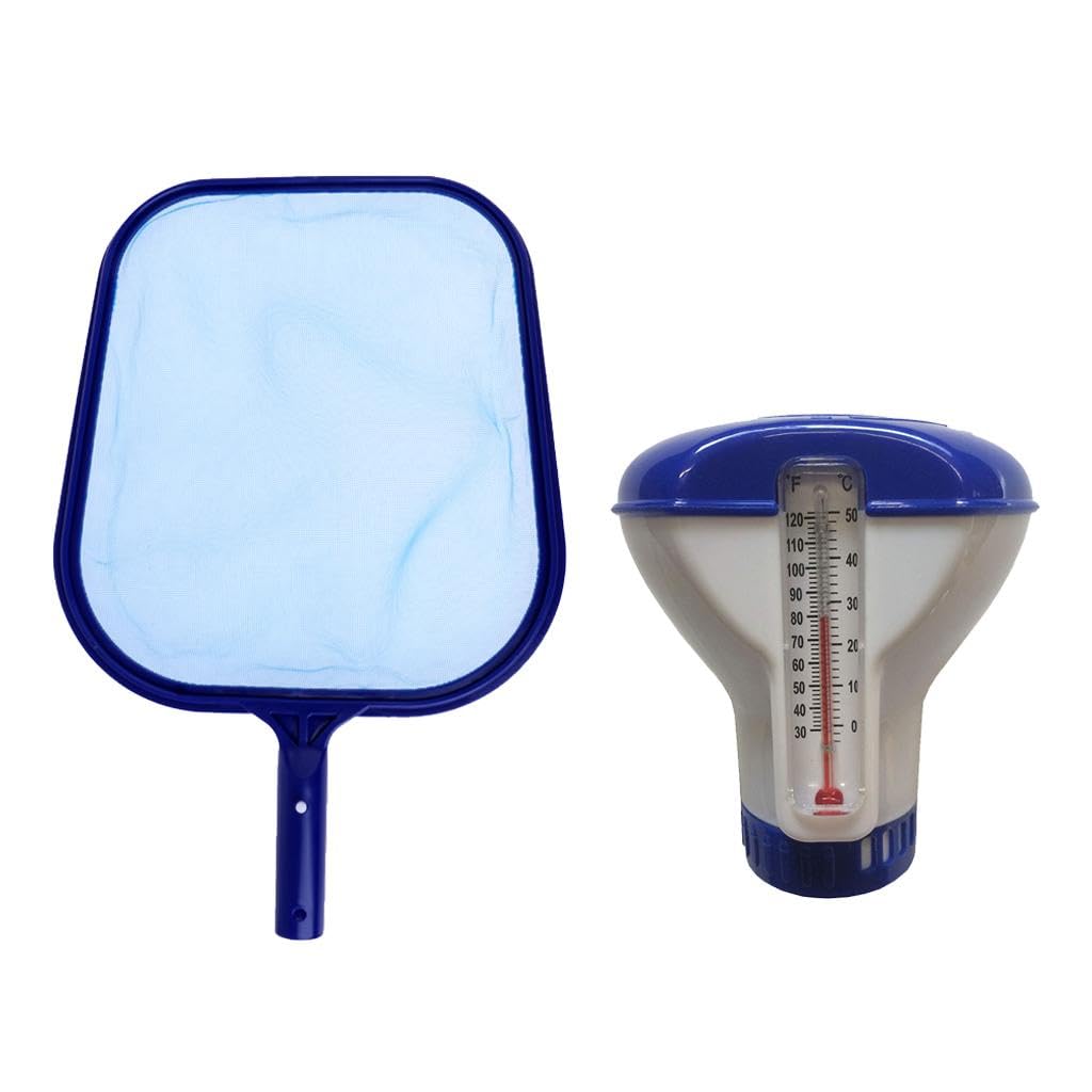 ARTISOUL® Swimming Pool Floating Chlorine Dispenser 5 with Leaf Skimmer Net | Home & Garden | Yard, Garden & Outdoor Living | Pools & Spas