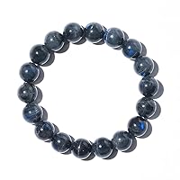 Vista 100 de 12MM Tiger Eye Bracelet Men Natural Golden Yellow Cats Eye Handmade Stretch Jewelry for about 8 inch Wrist Size Bring Luck Fortune Courage