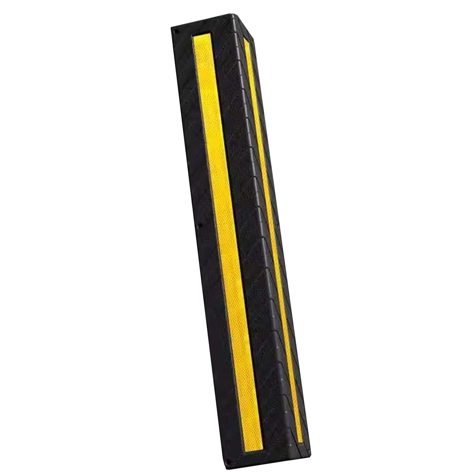 Protector Pared Garaje Instalación de Tornillos para Protectores Pared Garaje, Bordes y Parachoques para estacionamiento vehículos(Black)